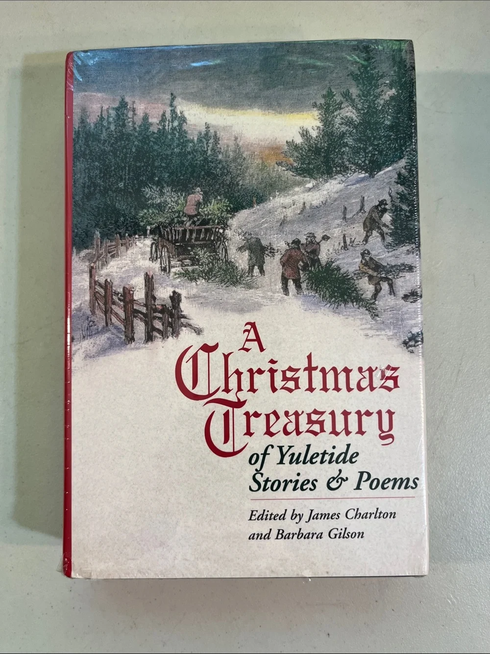 A Christmas Treasury of Yuletide Stories & Poems - Red Hardcover